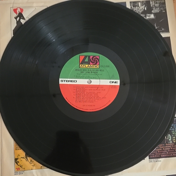 Jacques Brel Is Alive And Well Soundtrack 1974 Atlantic Vinyl LP Album - Picture 8 of 11